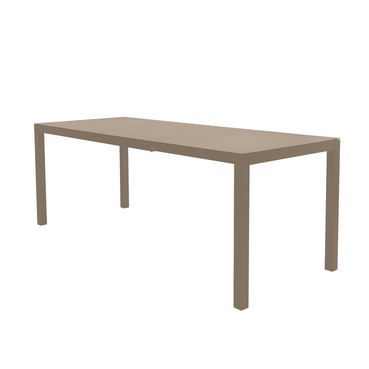 Fiam - Aria Uitschuifbare tafel, 140 / 200 x 80 cm, taupe