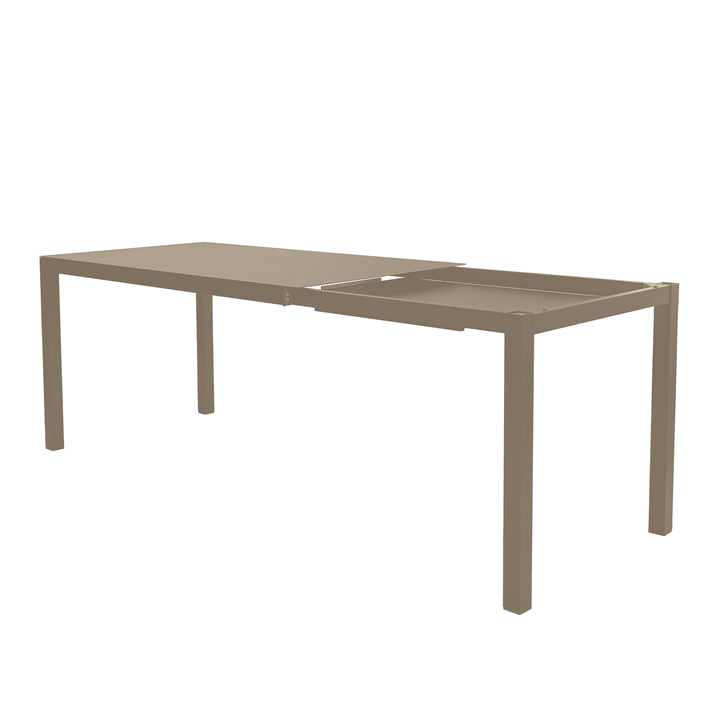 Fiam - Aria Uitschuifbare tafel, 140 / 200 x 80 cm, taupe