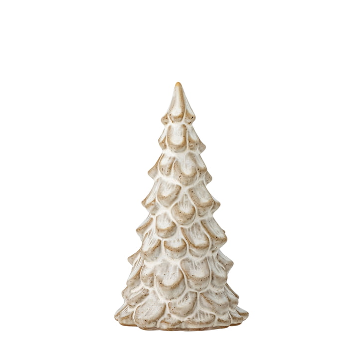 Bloomingville - Auden decoratieve dennenboom, H14 cm, wit