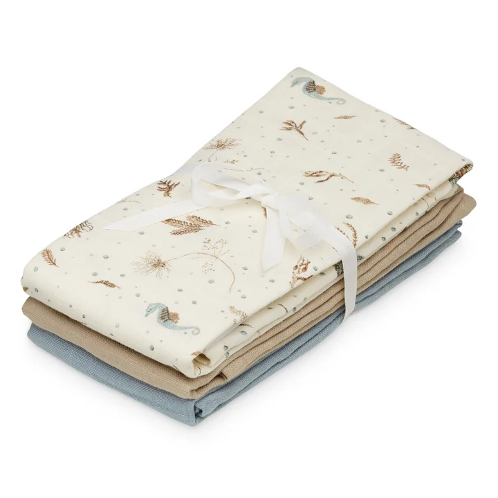 Cam Cam Copenhagen - Doekenset, mix zeetuin (set van 3)