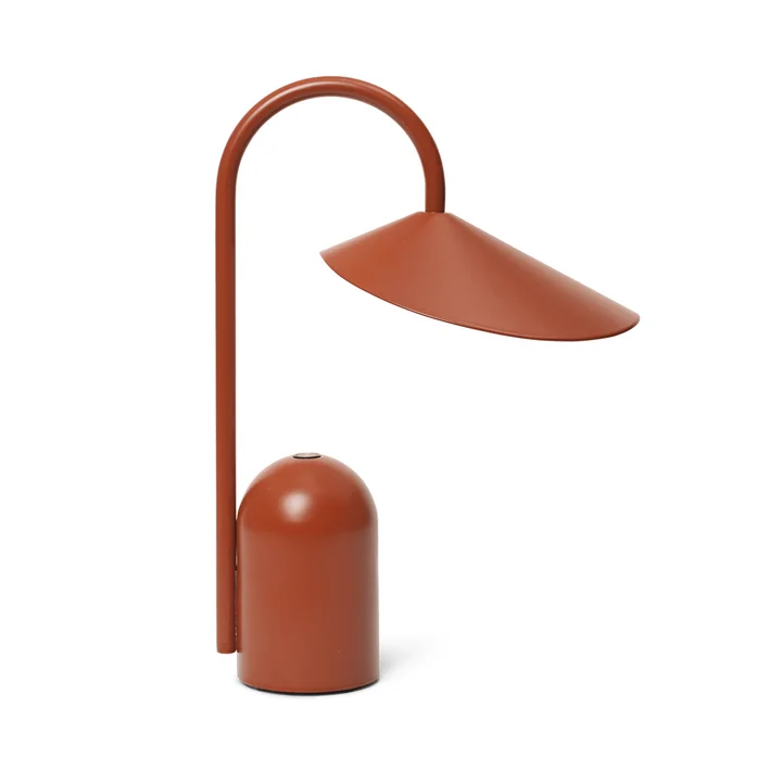Arum Oplaadbare LED tafellamp, rood van Ferm Living