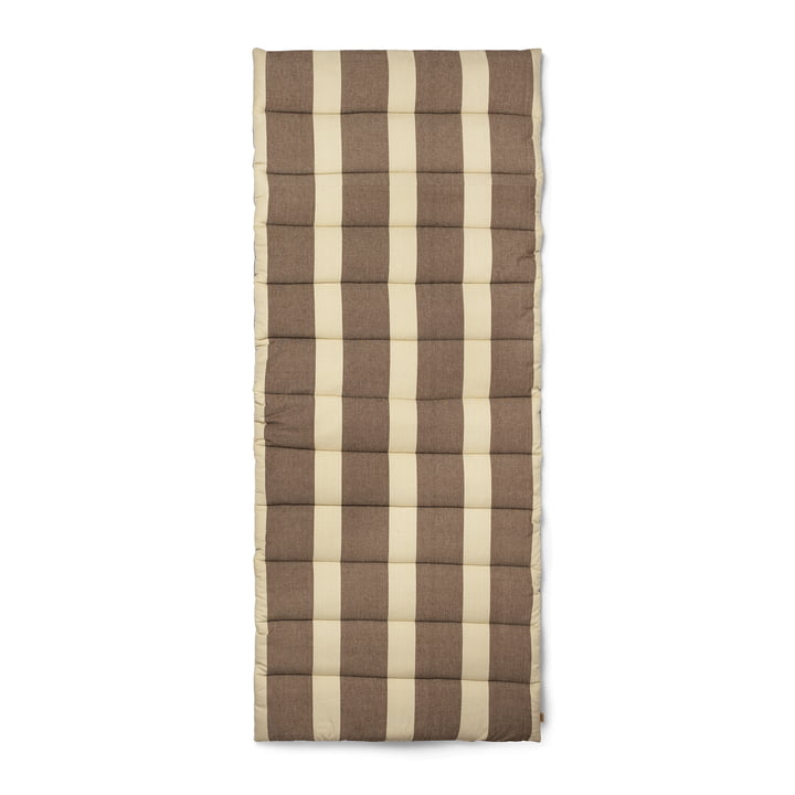 ferm Living - Strand gewatteerde matras, bruin/beige