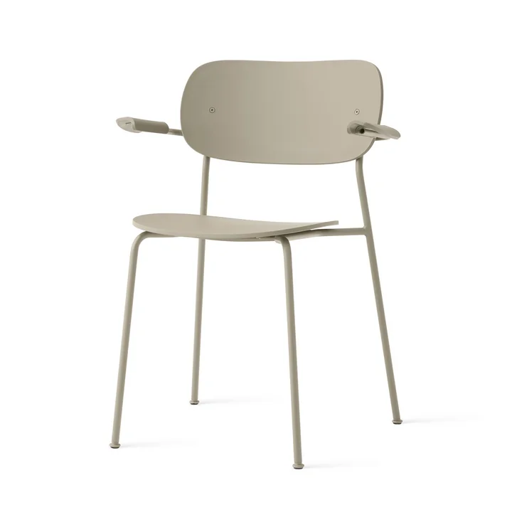 Co Dining Plastic Outdoor Fauteuil, olijf van Audo
