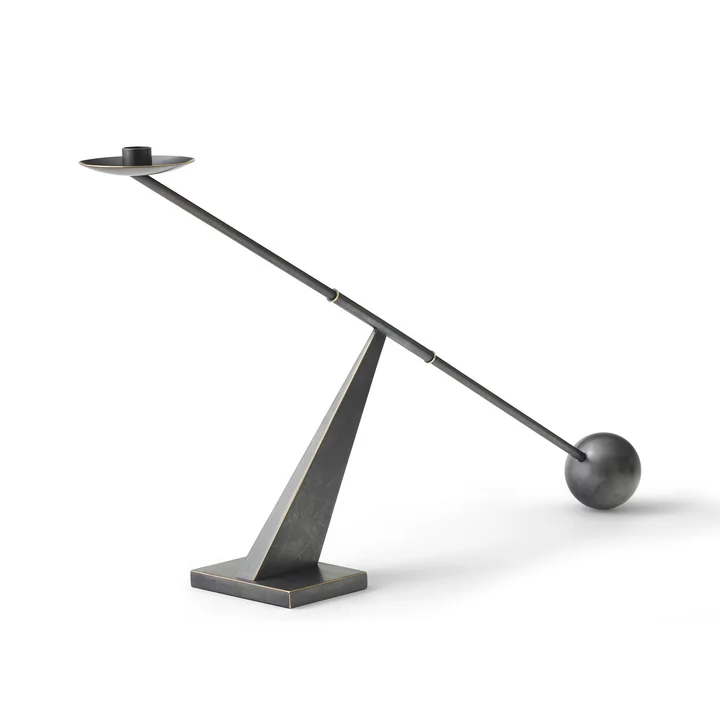 Interconnect Kandelaar, H 41,5 x L 70 cm, bronskleurig messing van Audo