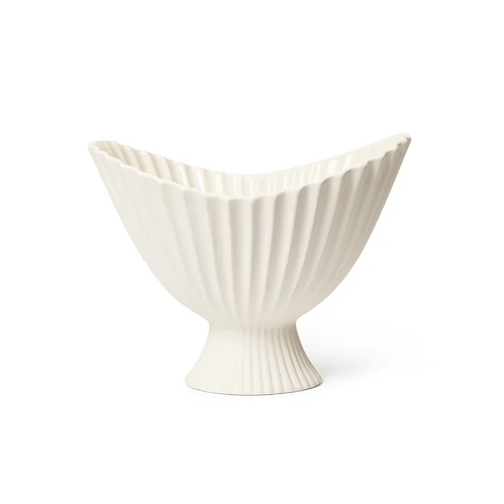 Fountain Sierschaal, medium, off-white van Ferm Living