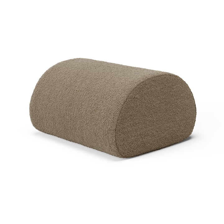 Rouli Poef, zand (Pure Bouclé) van ferm Living