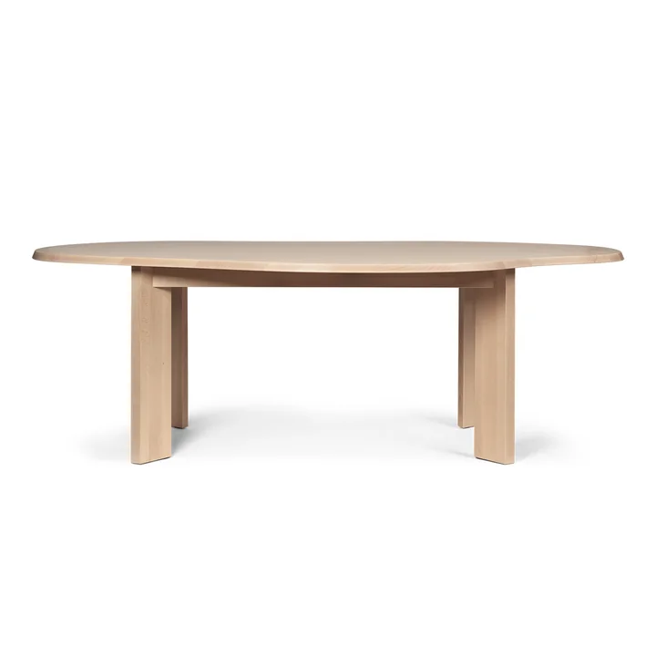Tarn Eettafel, 220 cm, wit geolied beuken by Ferm Living
