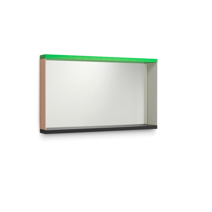 Colour Frame Spiegel, medium, groen/roze van Vitra