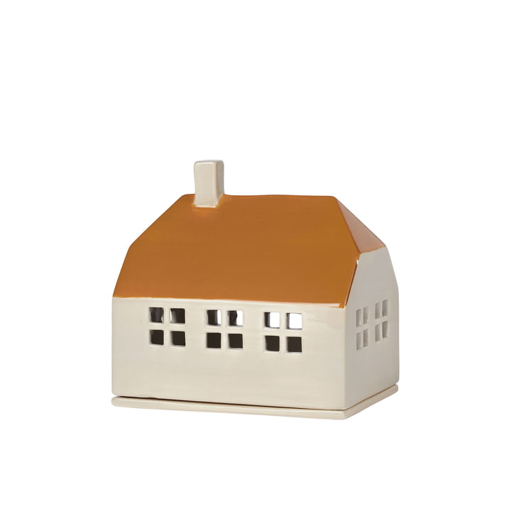 Bo Decoratief huis, B14 x D10 x H14,5 cm, Goudbruin van Broste Copenhagen