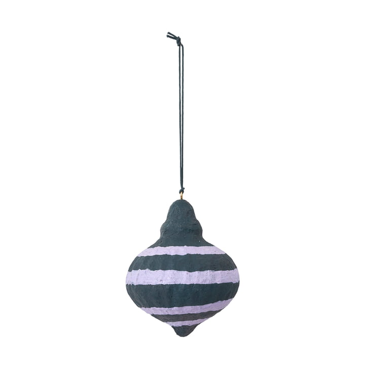 Pulp Spinning Top decoratieve hanger, Ø7,5 x H9 cm, Orchidee Lichtpaars van Broste Copenhagen