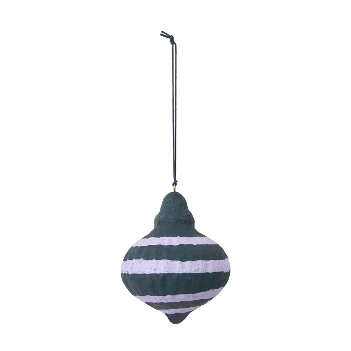 Pulp Spinning Top decoratieve hanger, Ø7,5 x H9 cm, Orchidee Lichtpaars van Broste Copenhagen