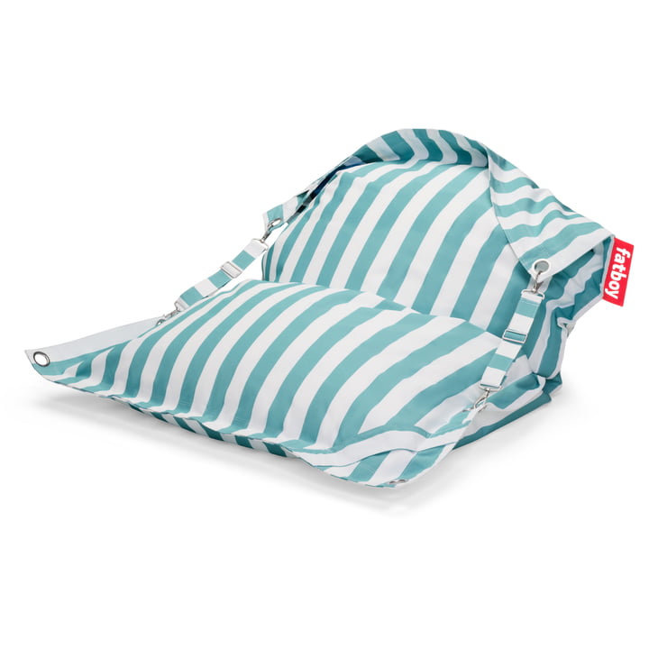 Buggle-up Outdoor Zitzak, streep azur van Fatboy