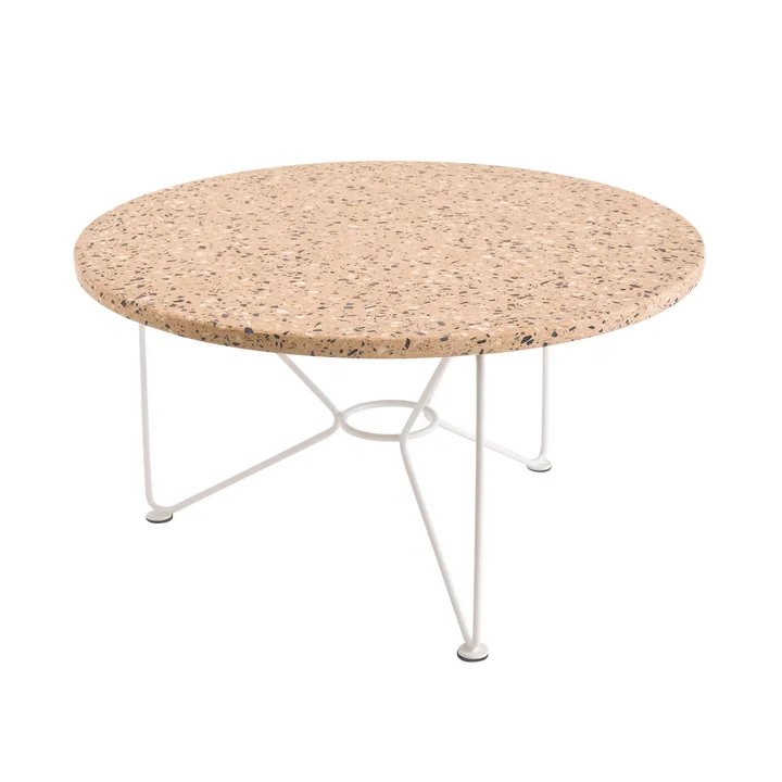 Acapulco Design - The Low Table, H 36 x Ø 65 cm, Terrazzo / rosato
