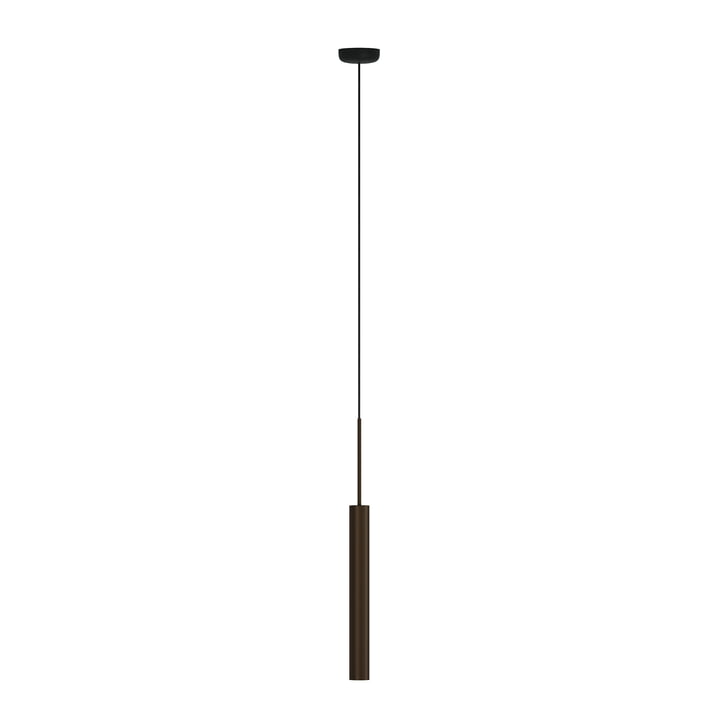 Audo - Tubulaire Hanglamp, bronskleurig messing, H 48 cm
