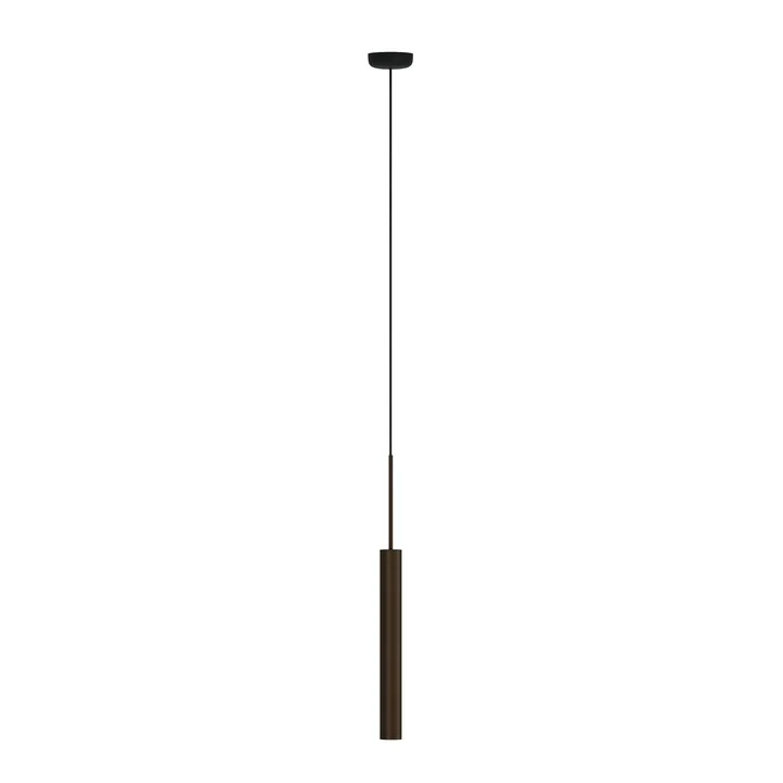 Audo - Tubulaire Hanglamp, bronskleurig messing, H 48 cm