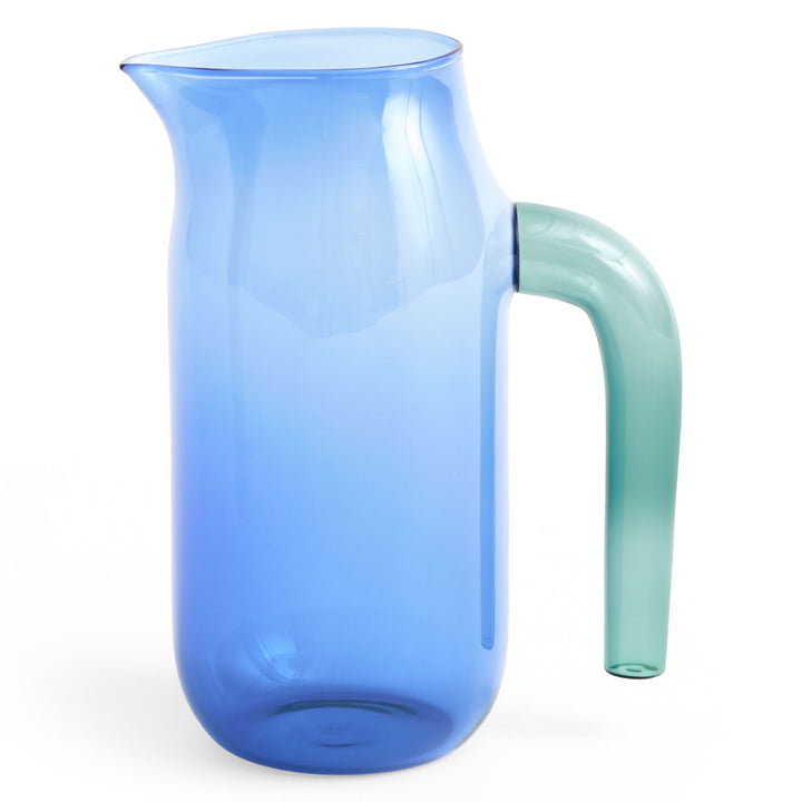 Glazen kan xlarge H 26.7 cm, blauw by Hay