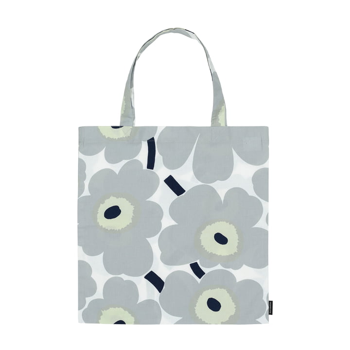 Marimekko - Pieni Unikko Katoenen tas, katoen / grijs / zand