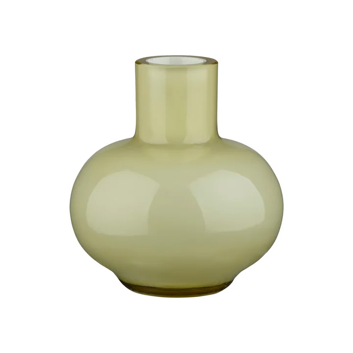 Marimekko - Mini Vaas, Ø 5,5 x H 6 cm, witte asperges