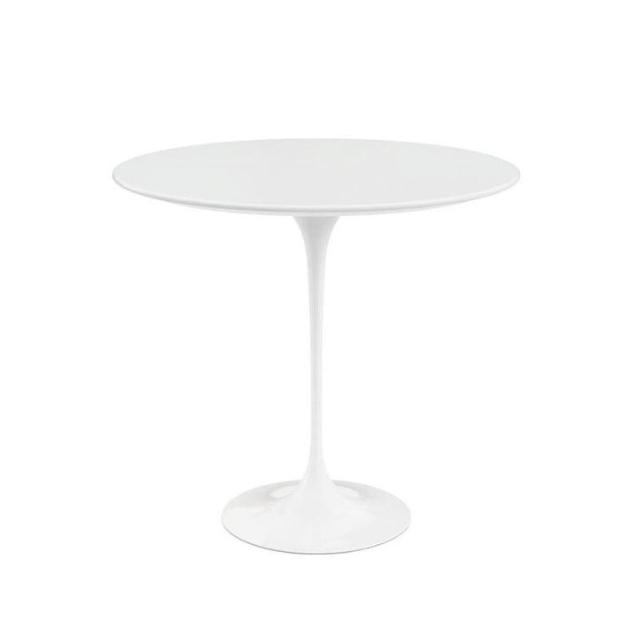 Knoll - Saarinen bijzettafel, Ø 41 cm, wit