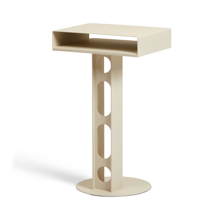 Pedestal - Sidekick tafel, parelmoer