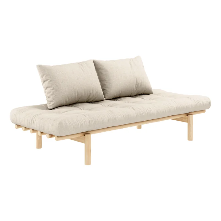 Pace daybed, naturel grenen / linnen van Karup Design