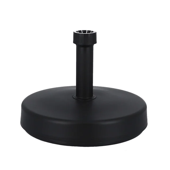 Sand Zwarte kunststof paraplubak, Ø 46 cm, 25 kg vanaf Jan Kurtz