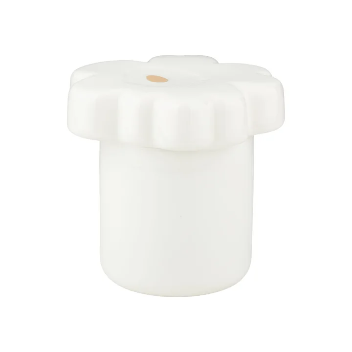 Unikko opbergdoos, wit/goud van Marimekko
