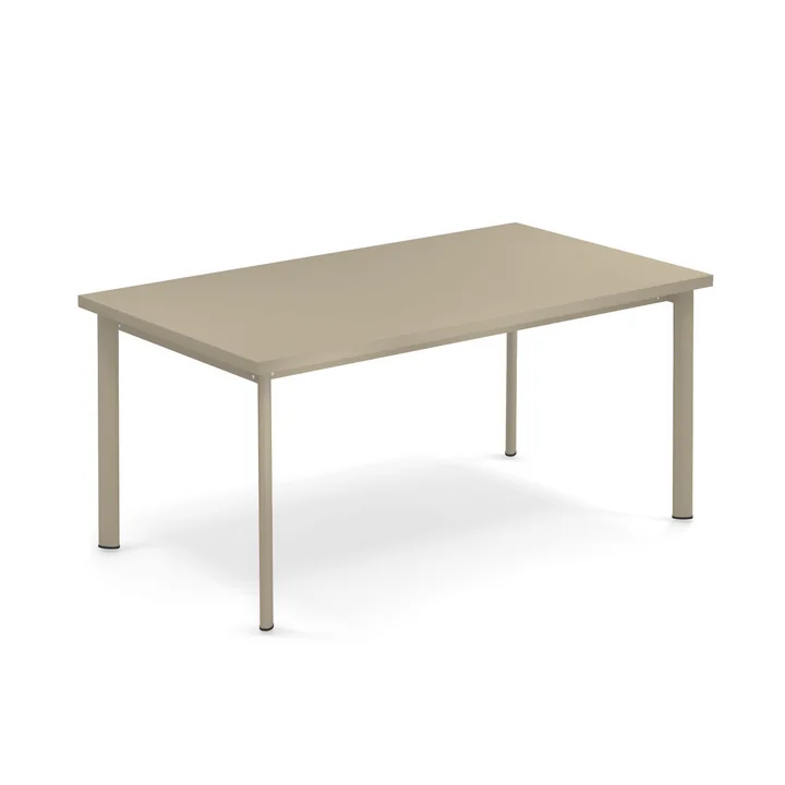 Emu - Ster tafel H 75 cm, 160 x 90 cm, taupe
