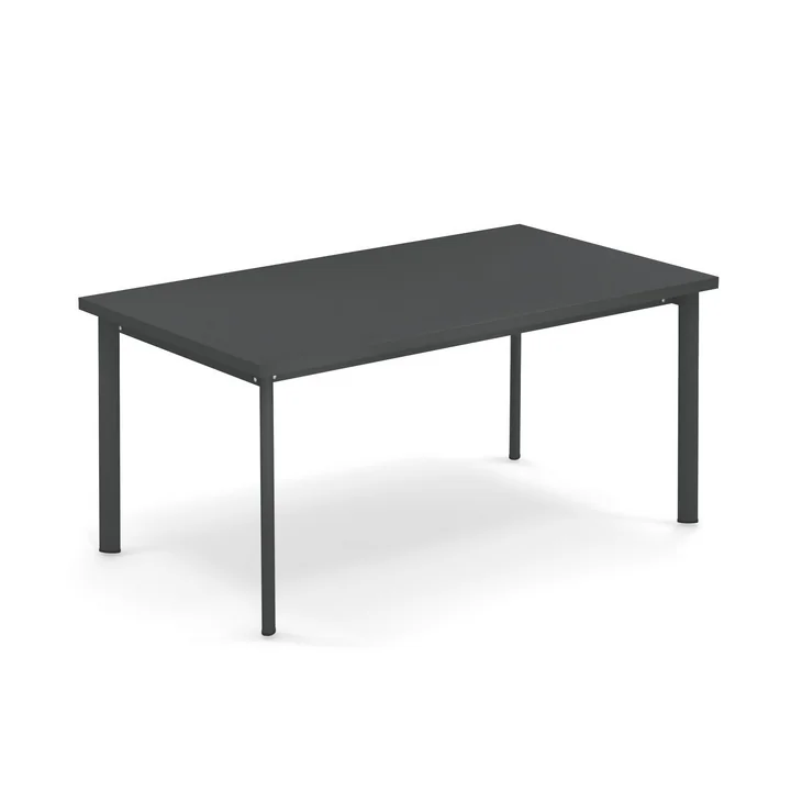 Emu - Stertafel H 75 cm, 160 x 90 cm, antiek ijzer