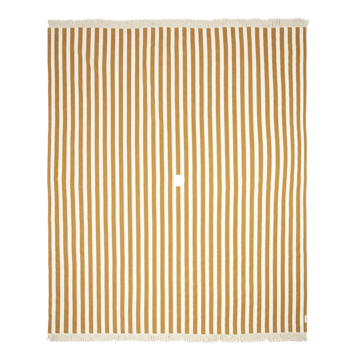 Portofino Strandlaken XL, 146 x 175 cm, honingstrepenwafel van Nobodinoz