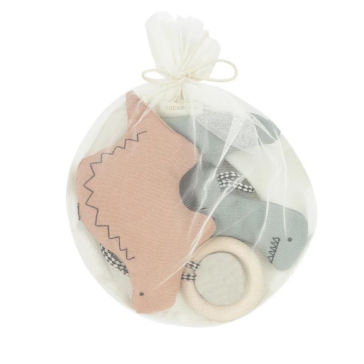 Dinosaurus speelboog, naturel esdoorn van Nobodinoz