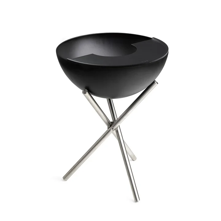 Bowl 57 Plancha grillset van höfats in de drievoet, hoge uitvoering