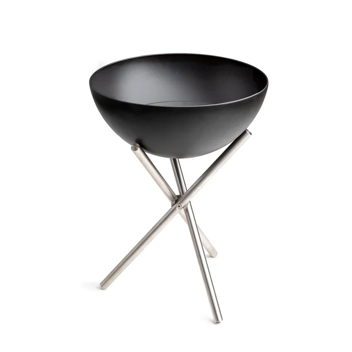 Bowl 57 Plancha grillset van höfats in de drievoet, hoge uitvoering