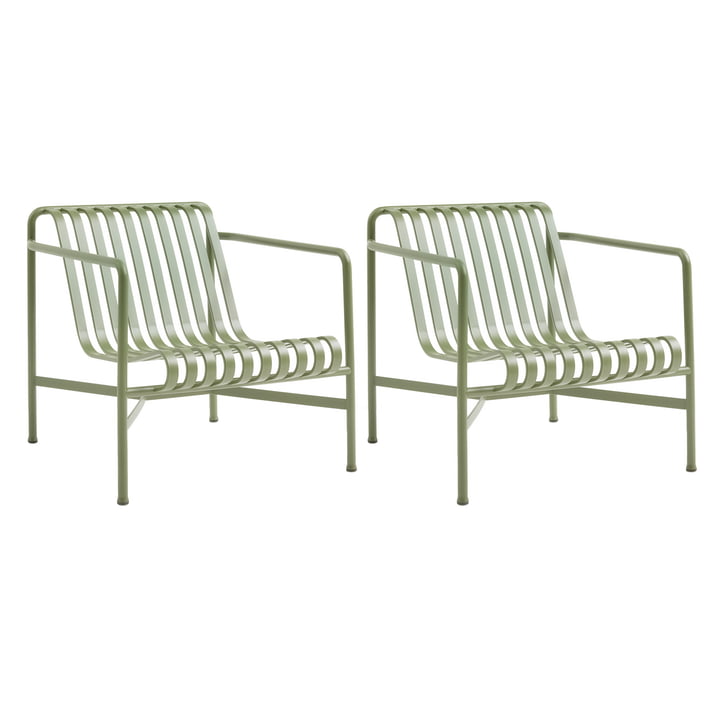 Hay - Palissade Lounge Chair Low salie (set van 2) (exclusieve editie)