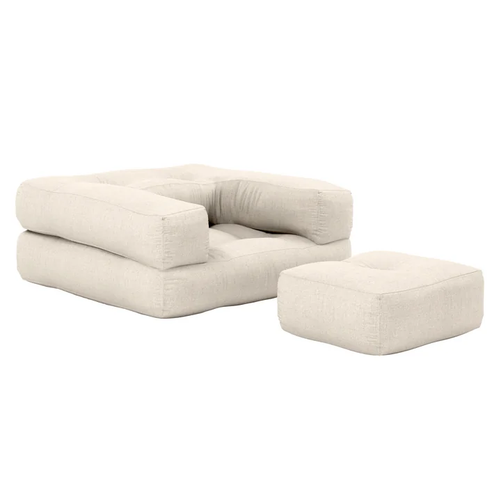 Karup Design - Mini Cube Futon kinderstoel, linnen