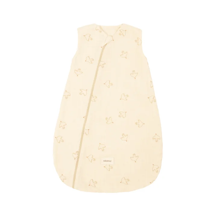Sweety Baby -Slaapzak 0-6 maanden, bruine hoshi vogels van Nobodinoz