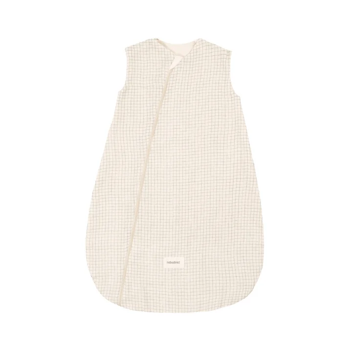 Sweety Baby -Slaapzak 0-6 maanden, blauw raster van Nobodinoz