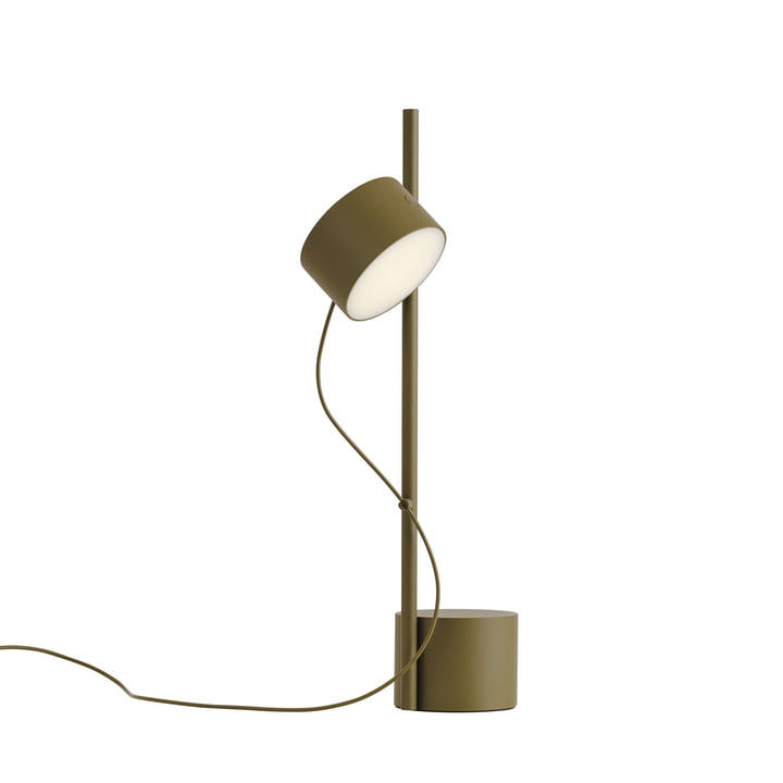 Muuto - Post LED tafellamp, bruin-groen