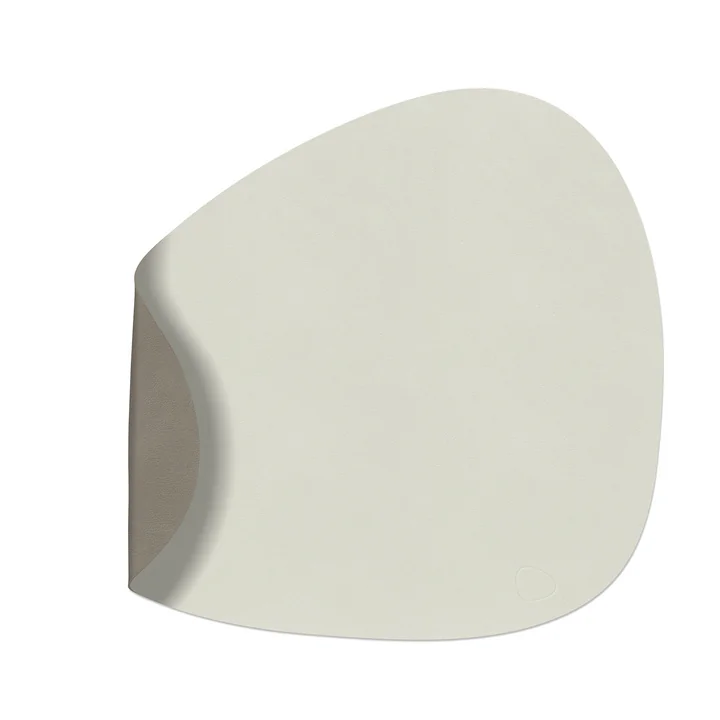 Lind DNA - Placemat Curve L Double Nupo Linnen / Vuursteengrijs