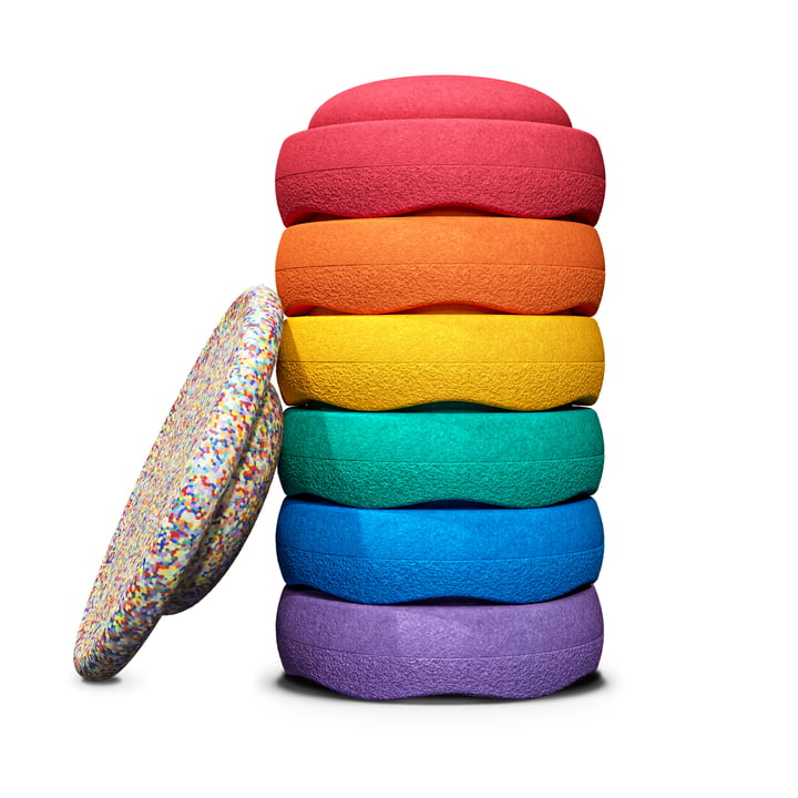 Stapelstein® Rainbow classic - Set, veelkleurig (set van 7)