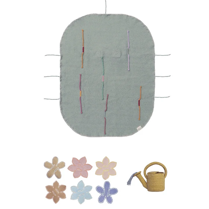 Speeltoestel, bloementuin van Lorena Canals