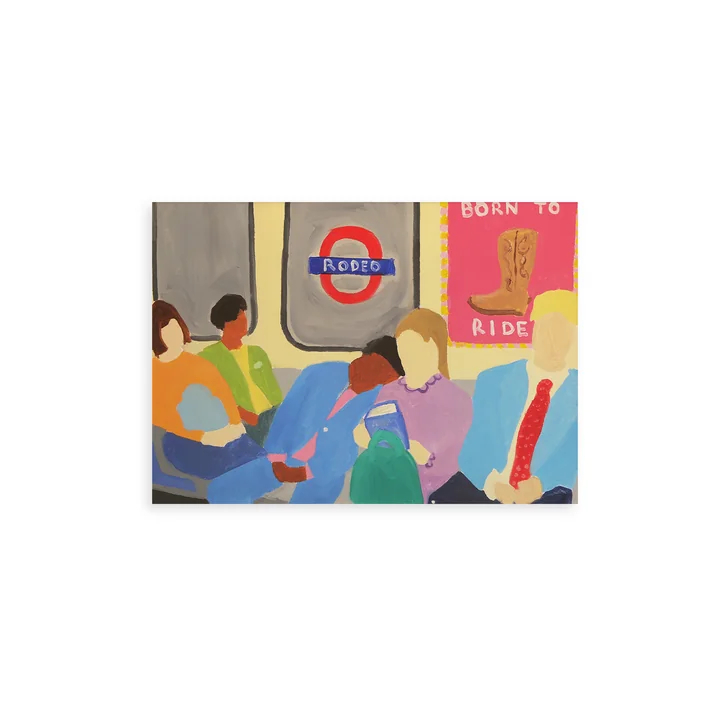 Born To Ride Poster van Paper Collective