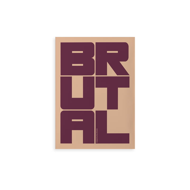 Brutale poster van Paper Collective