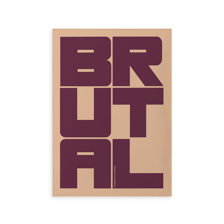 Brutale poster van Paper Collective