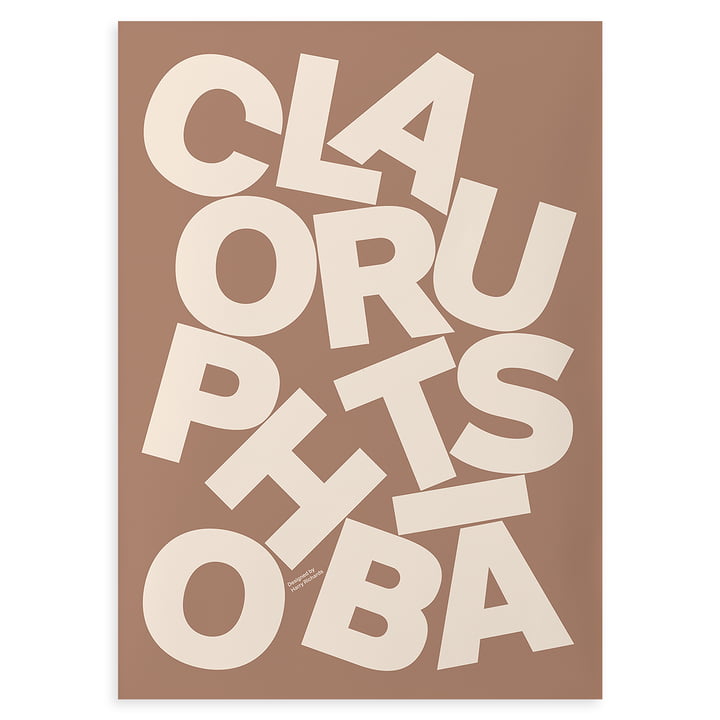 Claustrofobie Poster van Paper Collective