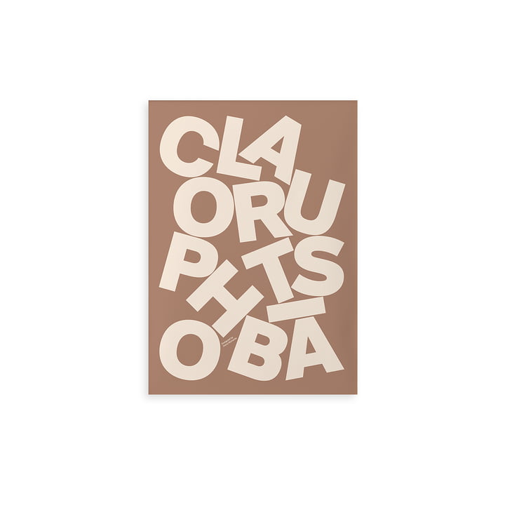 Claustrofobie Poster van Paper Collective