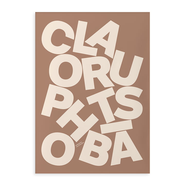 Claustrofobie Poster van Paper Collective