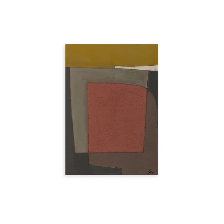 Head to Head 02 Poster van Paper Collective