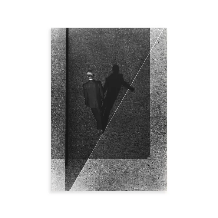 Walk The Line Poster van Paper Collective