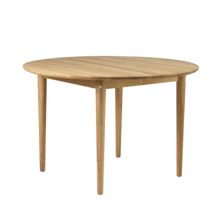 FDB Møbler - Bjørk Eettafel C62, Ø 115 cm, geolied eiken